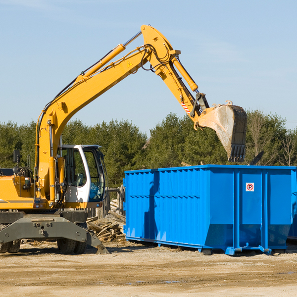 can i choose the location where the residential dumpster will be placed in East Harwich Massachusetts